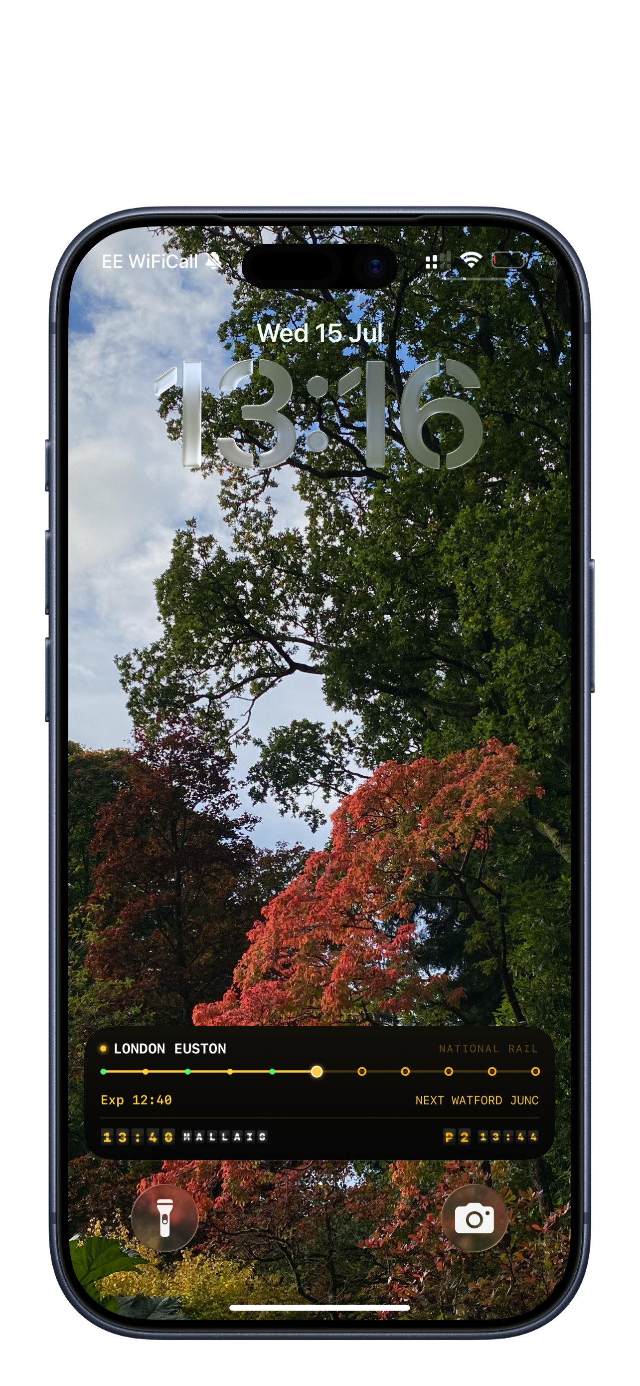 Lock Screen live update