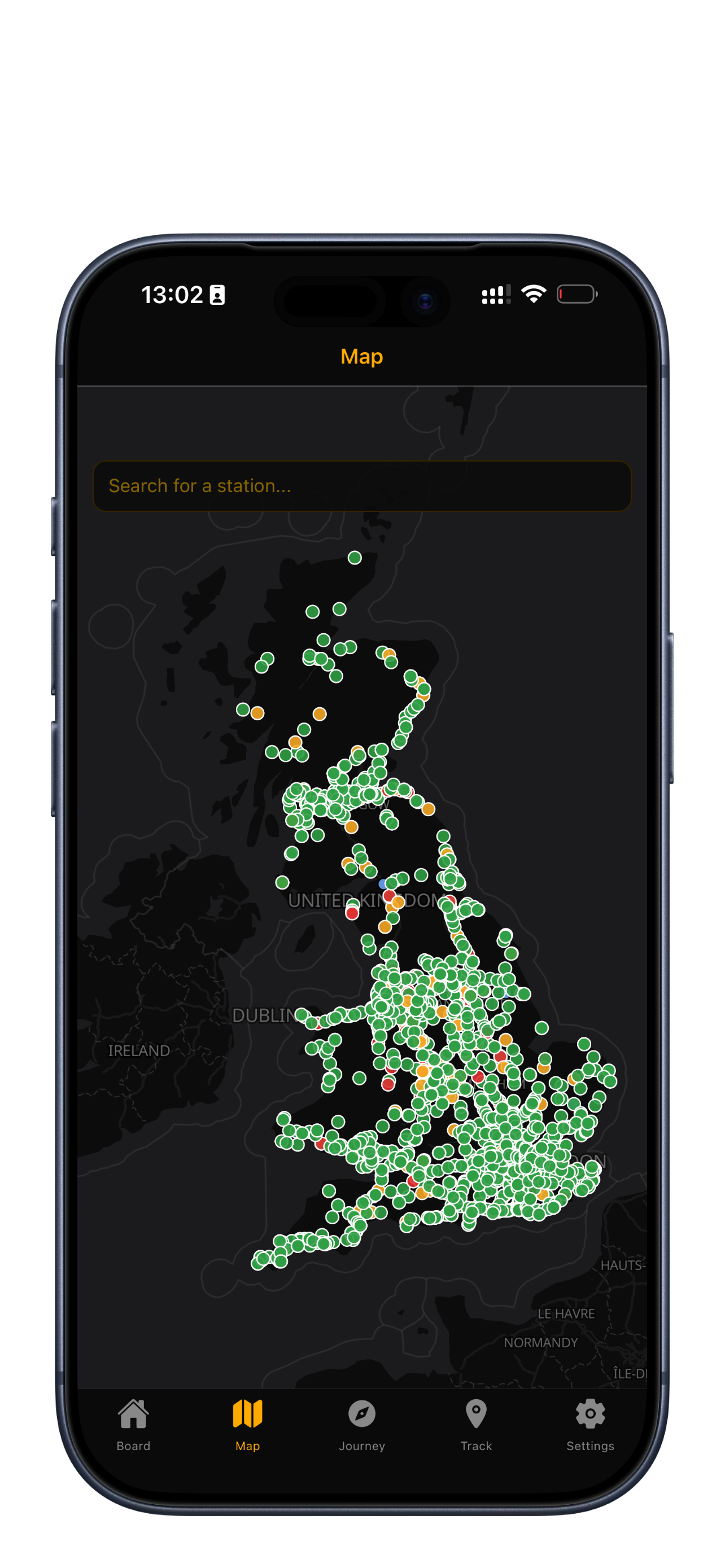 Live map